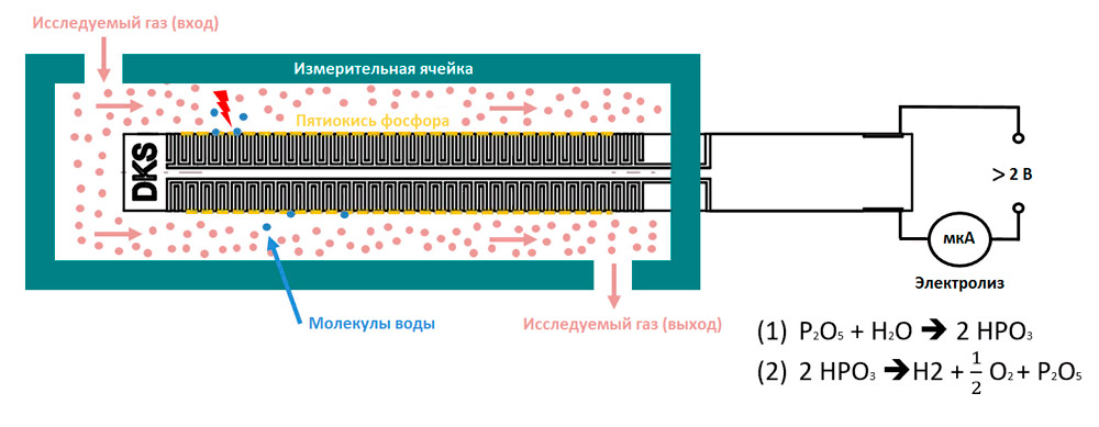 Принцип работы анализатора влажности