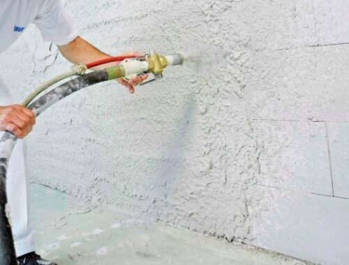 Преимущества механизированной штукатурки стен Преимущества механизированной штукатурки стен