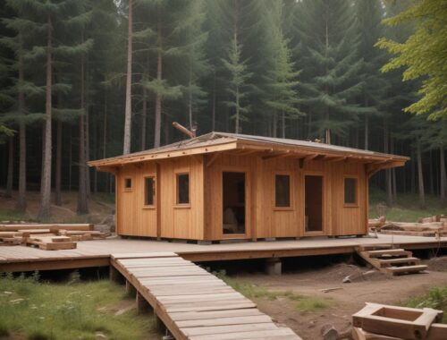Строительство бани из клеёного бруса и гостевых домов: обзор технологий и типовых решений