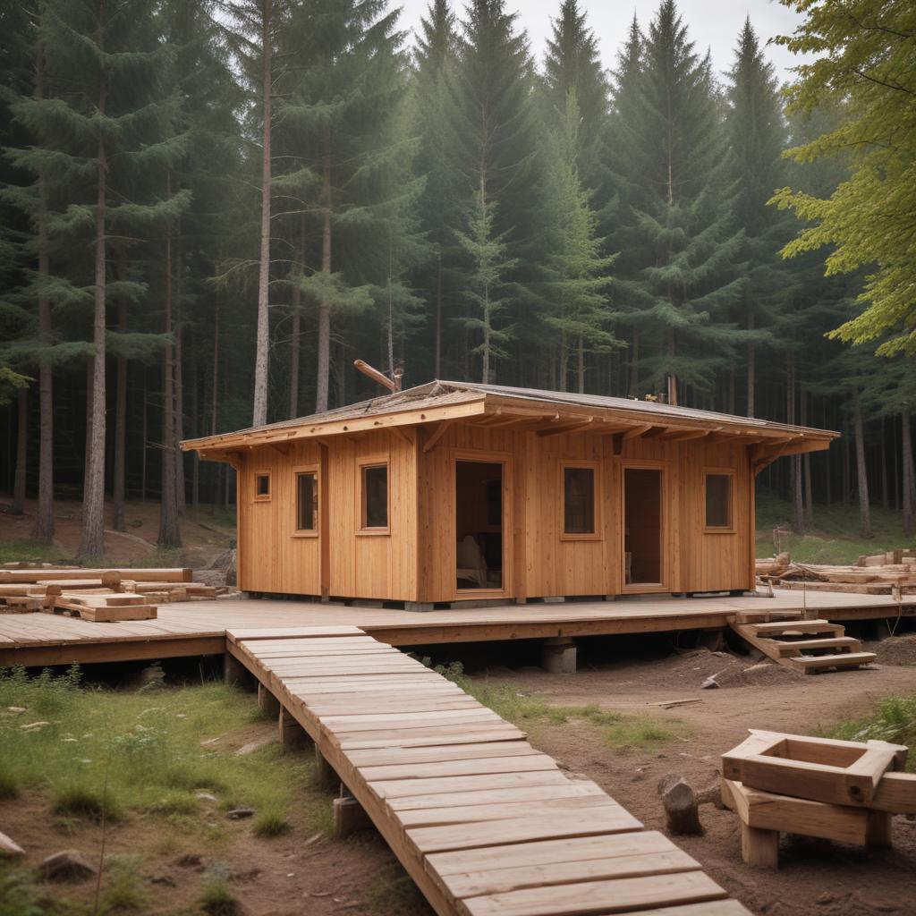 Строительство бани из клеёного бруса и гостевых домов: обзор технологий и типовых решений