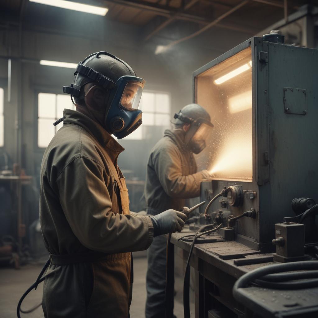 Пескоструйные аппараты: принципы действия, конструкция и сферы применения