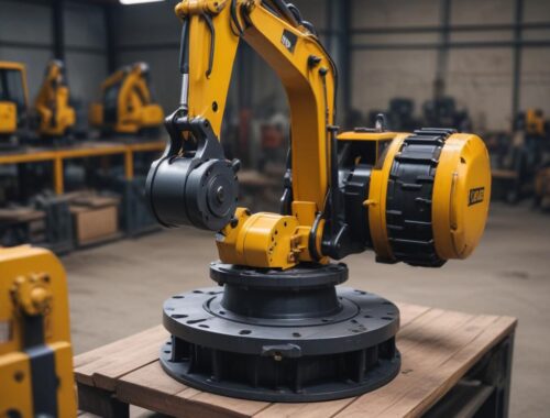 Редуктор хода экскаватора в сборе с гидромотором и без него для мини-экскаваторов