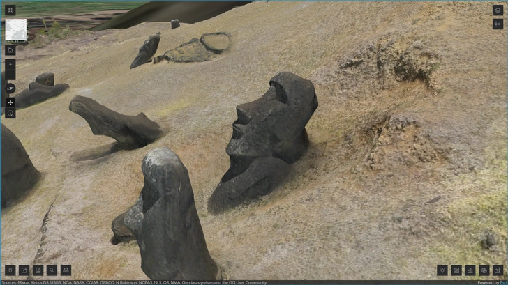 «Там археологический Диснейленд»: появилась 3D-модель каменоломни, где изготавливали статуи острова Пасхи