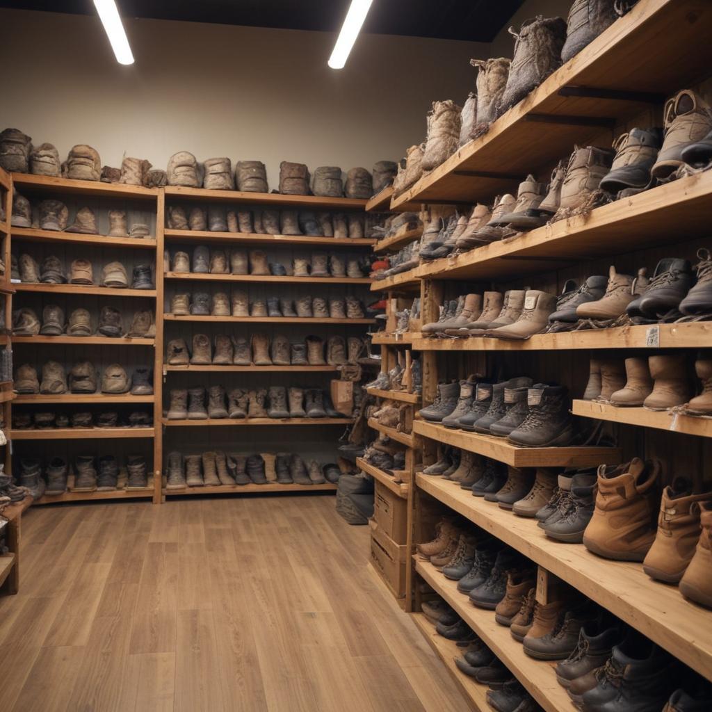 Наличие охотничьего снаряжения в специализированном магазине