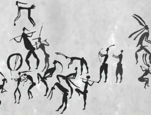 Наскальные рисунки народа сан: исследование танцевальных сцен в Южной Африке