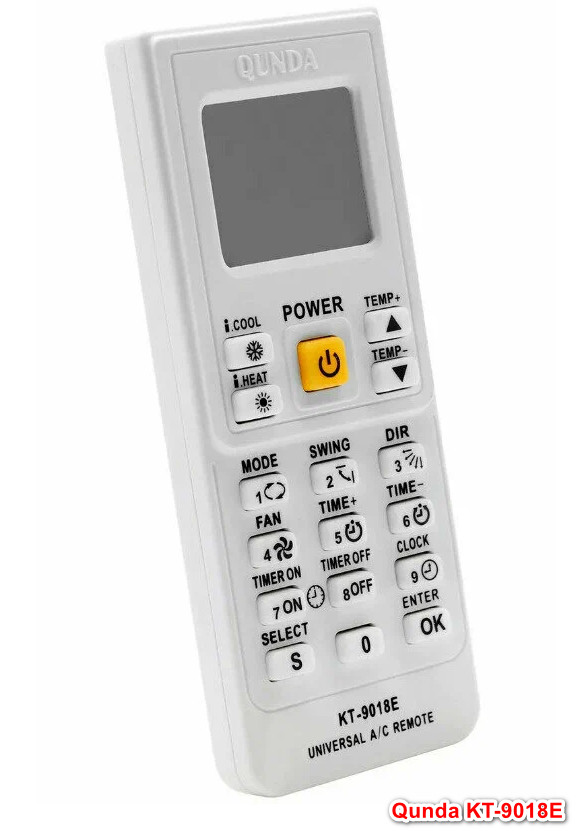 Qunda KT-9018E инструкция для пульта |