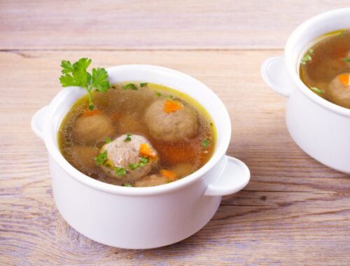 Суп с фрикадельками из куриного фарша от Шефмаркет!