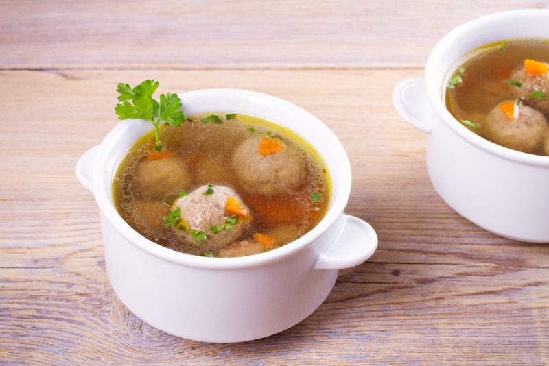 Суп с фрикадельками из куриного фарша от Шефмаркет!